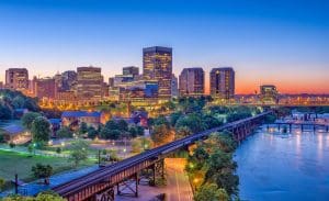 Richmond, Virginia,USA Richmond, Virgina, USA downtown skyline.